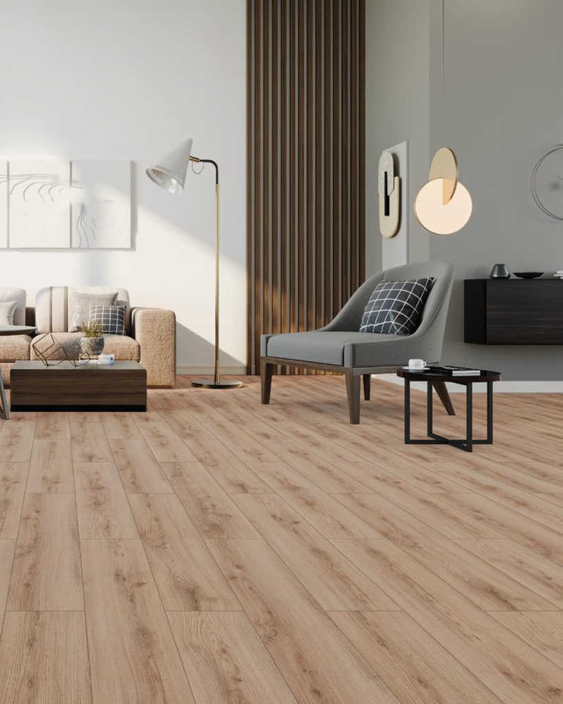 Floorpan Plus 5 Ref 4008 - 4 biseles AC5/33 - 72h WP -  L2C 1205x197x8mm (dove)