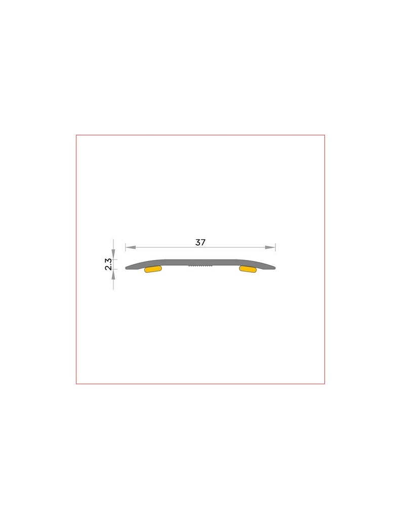 Junta dilatación Roble Dacha / FP52 / Navara /  ORKIDE / FP44 / 448 (5D) Junta 37 mm 90 cm. Blister