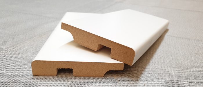 Rodapié MDF Lacado Blanco 100x15mm