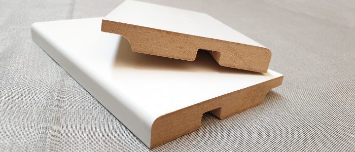 Rodapié MDF Lacado Blanco 80x15mm