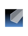 Perfil aisi - 304 "L" 20x20x1 Ba+Pvc	
