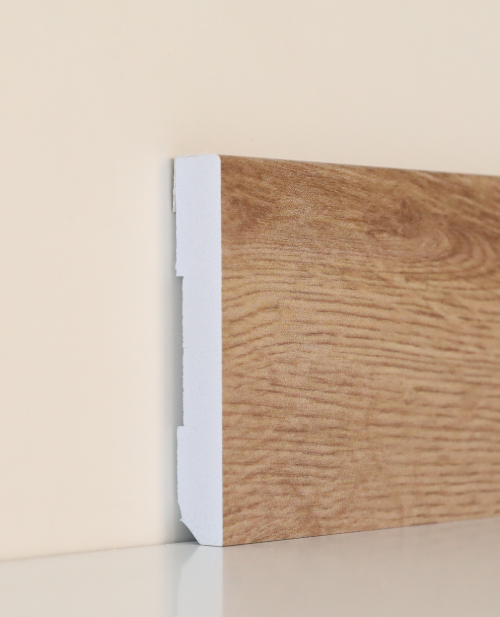 Rodapié BL PVC Ref HUS - MILAN - INVISIBLE 2250x80X12mm	