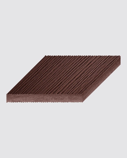 [W3352LRF1203007] Woodplastic Rodapié/ Perfil acabado  / Rustic - Forest / Palisandro 3000x120x11mm