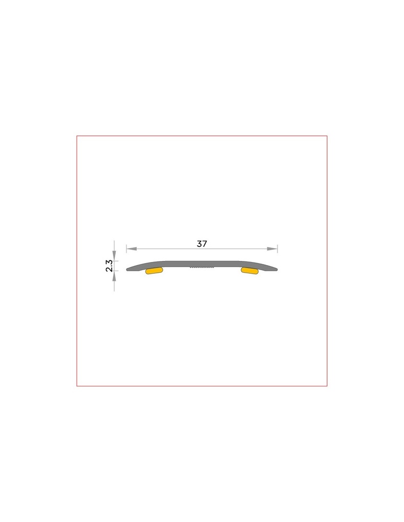 Junta Dilatacion Roble Claro Loft / 536  (S4)  Junta 37 mm  90 cm.  Blister -   FP952