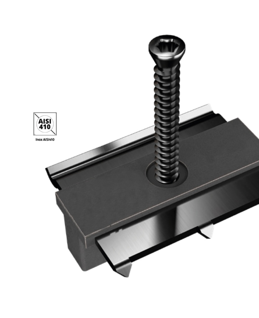 Clip Bamboo tornillo incluido / 90 clips + 90 tornillos	