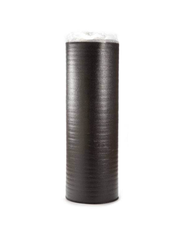 Foam ECO parquet Negro con film LD + solapa 10cm - 75.6 m2 rollo
