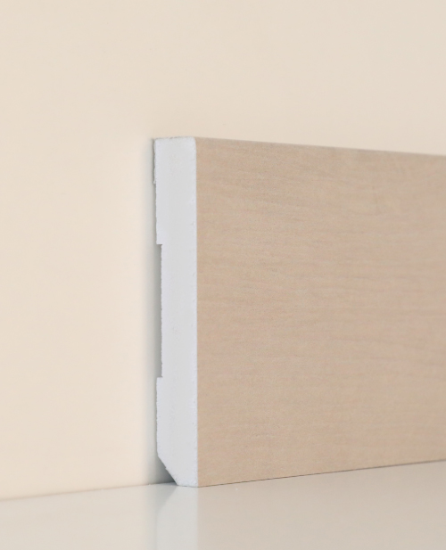 Rodapié BL PVC Ref OSLO 2250x80X12mm	