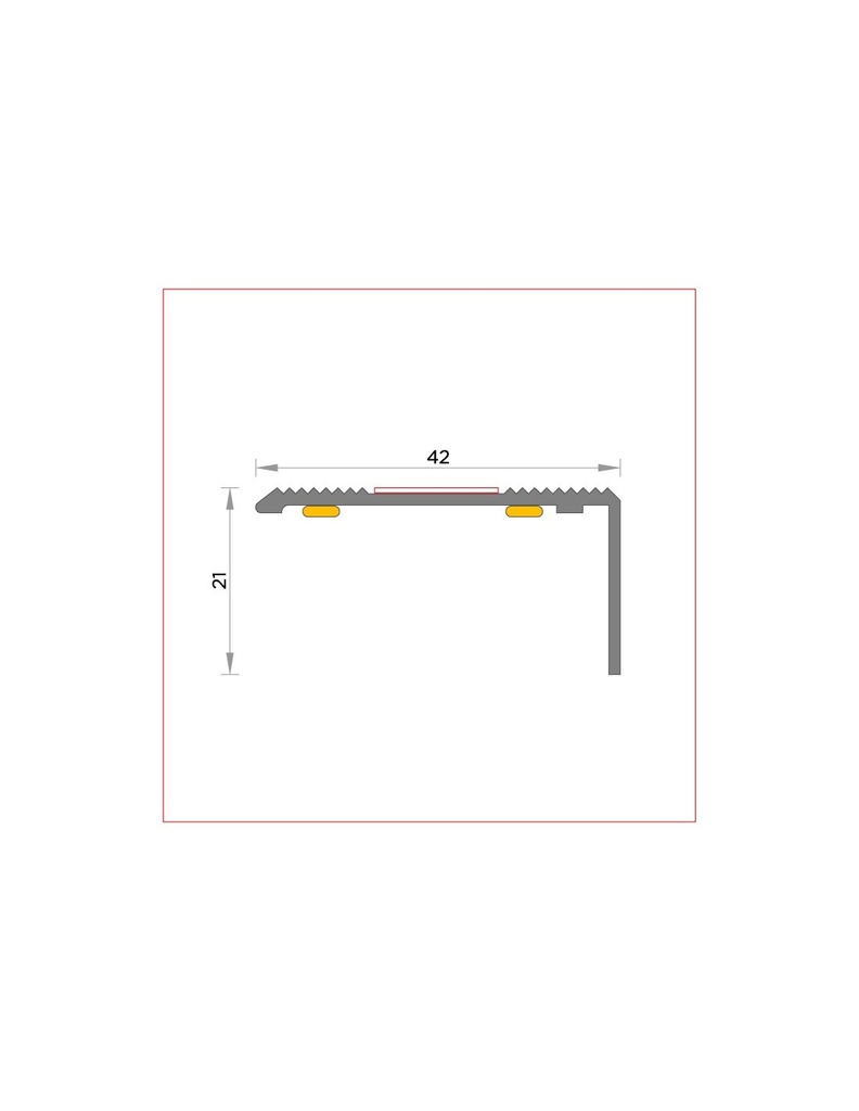 Junta dilat 35mm + base 501 (40) 90cm blister	