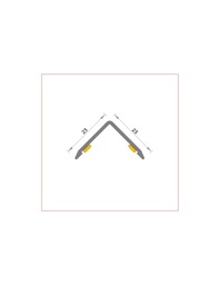 [BGB3058427001C] Angulo 23x23  Roble (84) adhesivo 270cm